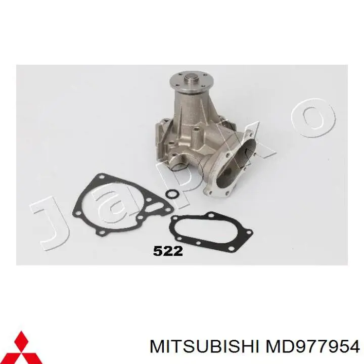 Bomba de água (bomba) de esfriamento Mitsubishi MD977954 preço, a partir de 97,40 USD