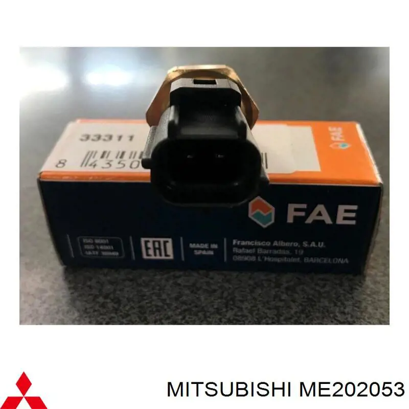 Sensor de temperatura do fluido de esfriamento Q2120550 Q-fix