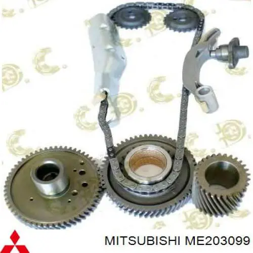 Engrenagem de cadeia da roda dentada da árvore distribuidora de motor Mitsubishi ME203099 preço, a partir de 20,44 USD