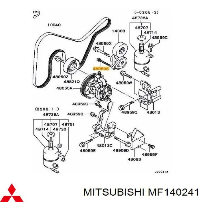 MF140241 Mitsubishi 