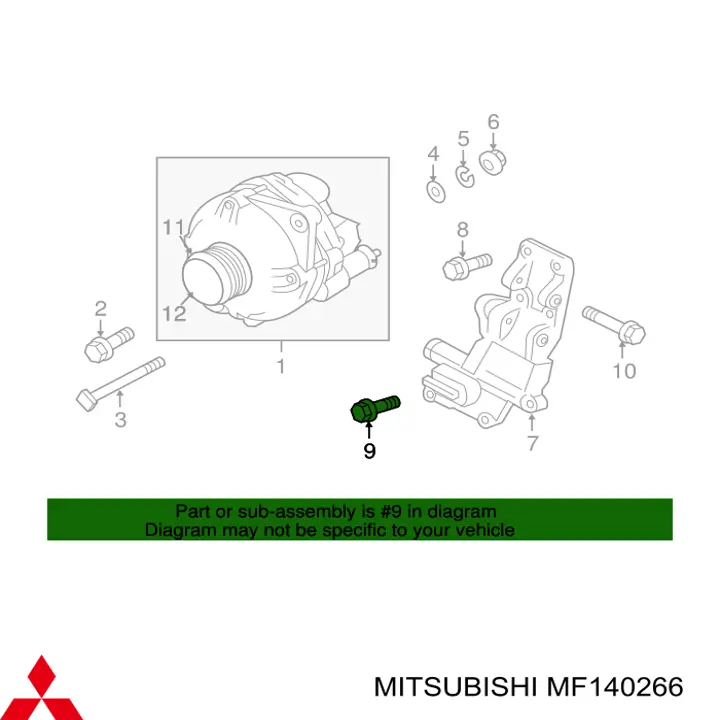  Mitsubishi MF140266 preço, a partir de 4,21 USD