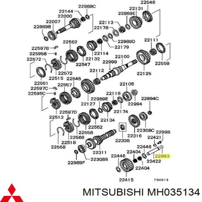 MH035134 Mitsubishi 