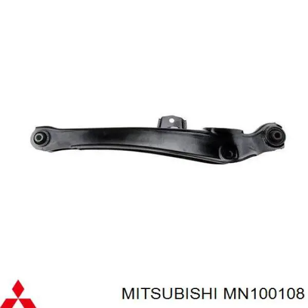 MN100108 Mitsubishi Braço oscilante inferior esquerdo de suspensão traseira/direita