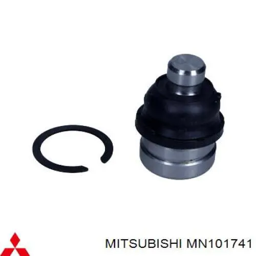 Braço oscilante inferior esquerdo de suspensão dianteira MN101741 Mitsubishi