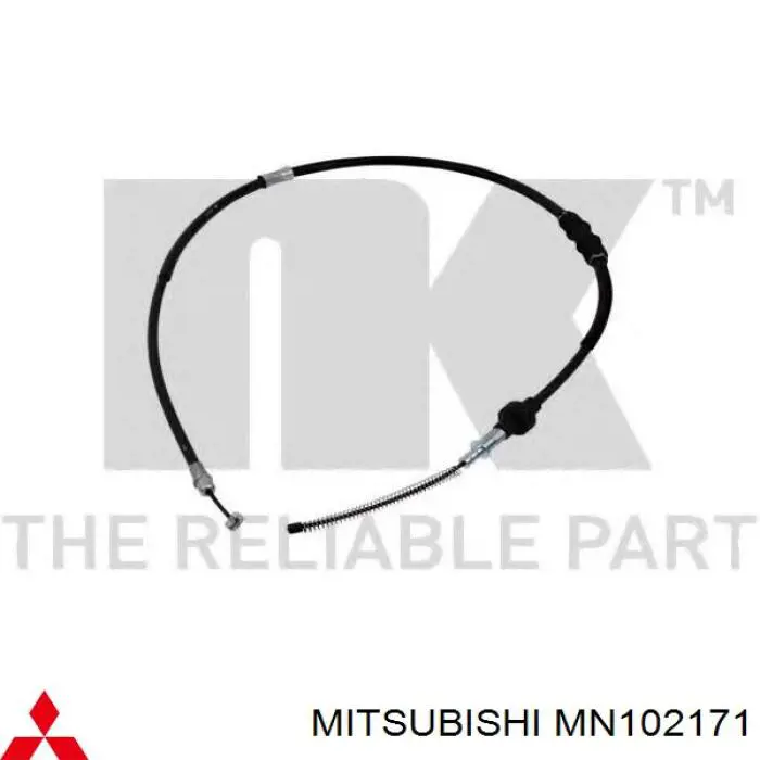 Cabo do freio de estacionamento traseiro esquerdo Mitsubishi MN102171 preço, a partir de 23,08 USD