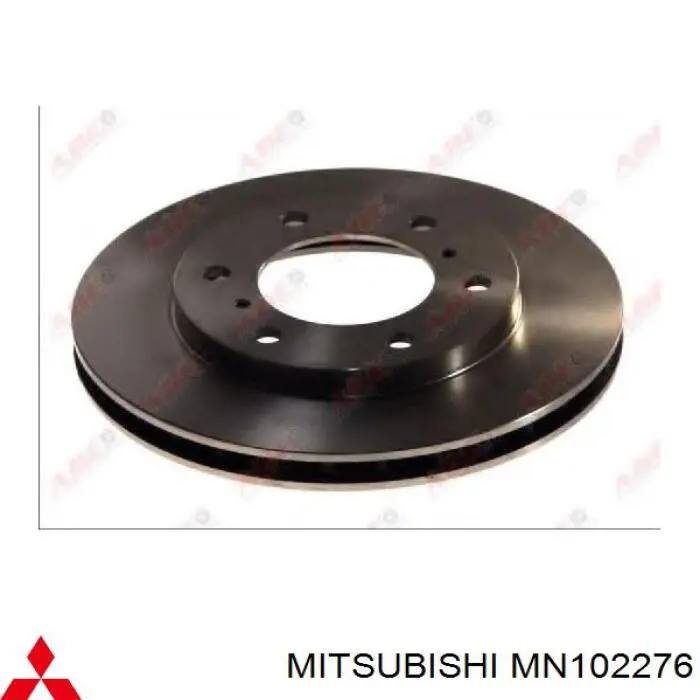 Compre MN102276 Mitsubishi Disco do freio dianteiro