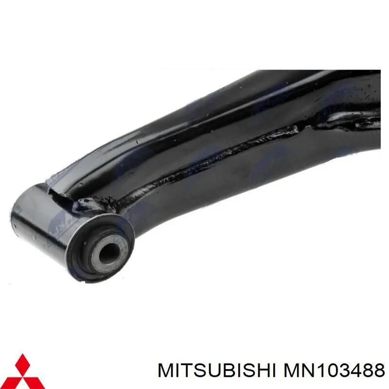 Compre MN103488 Mitsubishi Braço oscilante inferior direito de suspensão traseira