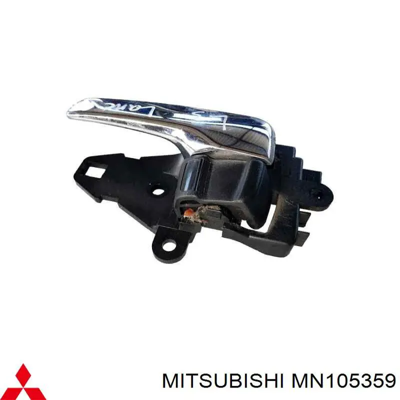 Compre MN105359 Mitsubishi Maçaneta interna dianteira/traseira da porta esquerda