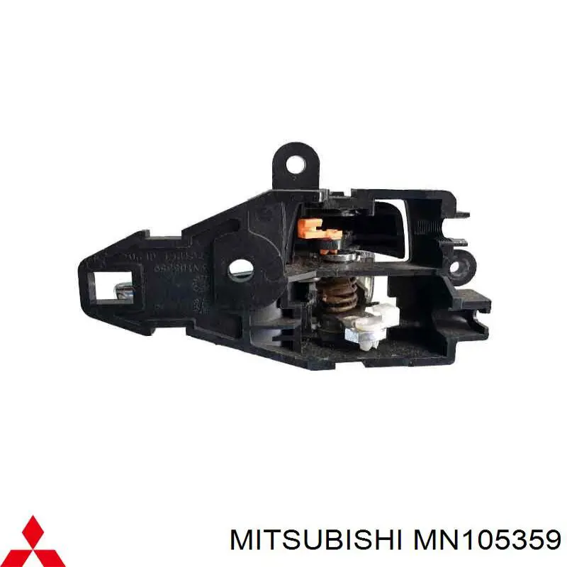 MN105359 Mitsubishi Maçaneta interna dianteira/traseira da porta esquerda
