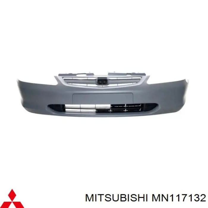 Pára-choque dianteiro Mitsubishi Pajero III 