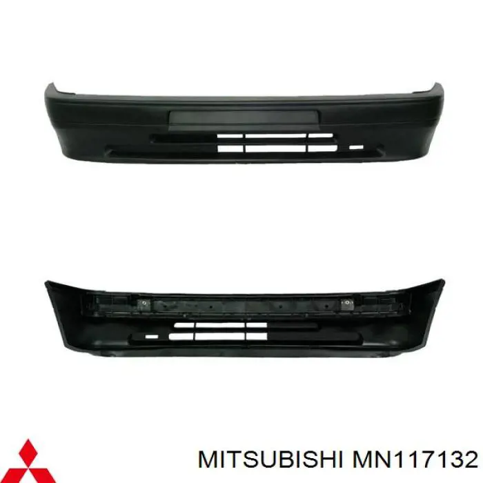 MN117132 Mitsubishi Pára-choque dianteiro