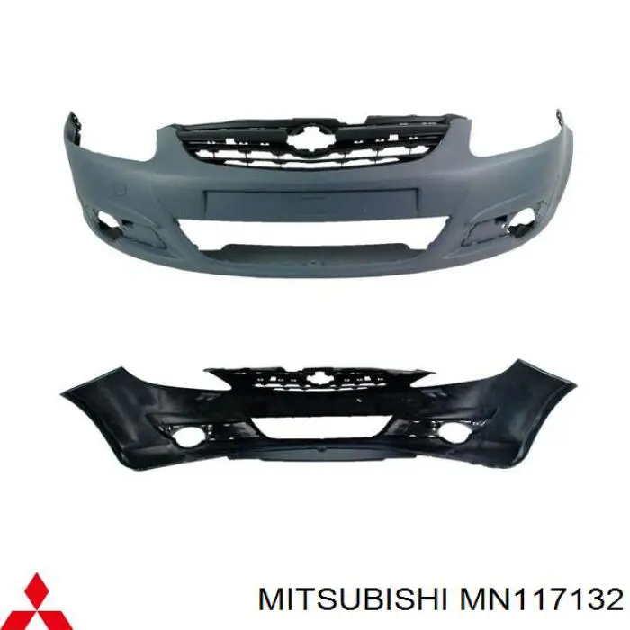  Pára-choque dianteiro Mitsubishi Pajero III SUV (V60) (2000 - 2006) III