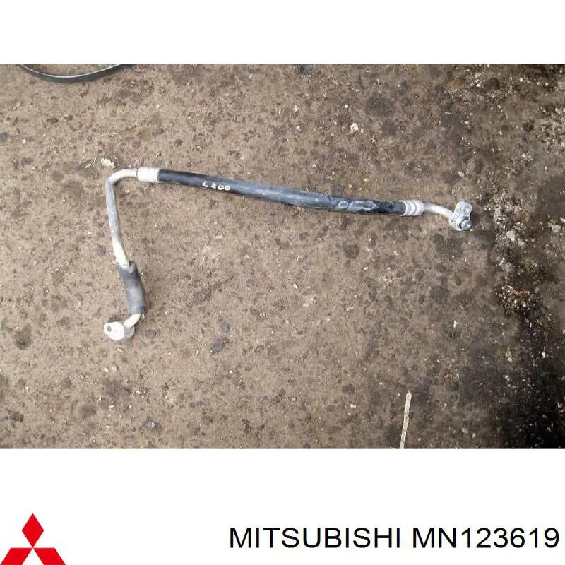 MN123619 Mitsubishi Mangueira de aparelho de ar condicionado, desde o compressor até o radiador