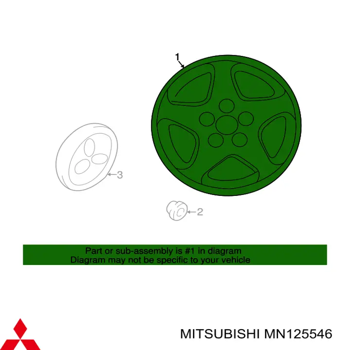 Discos de roda de aleação ligeira (de aleação ligeira, de titânio) Mitsubishi Pajero III 