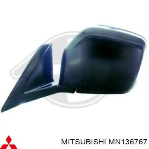 Espelho de retrovisão esquerdo Mitsubishi MN136767 preço, a partir de 172,75 USD