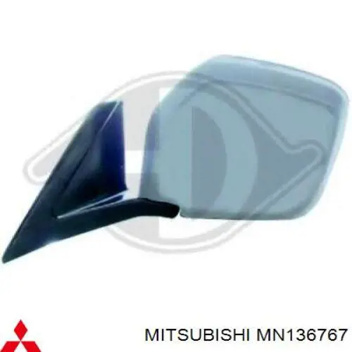 Espelho de retrovisão esquerdo para Mitsubishi Pajero SPORT II KH