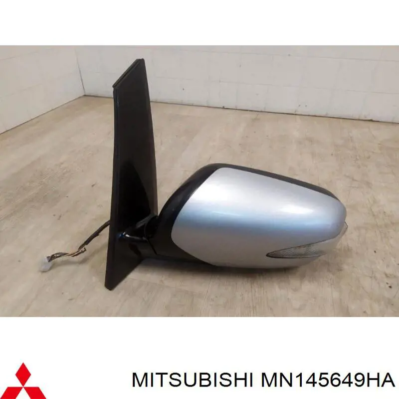 MN145649HA Mitsubishi Espelho de retrovisão esquerdo