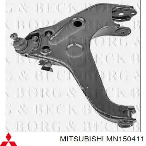Braço oscilante inferior esquerdo de suspensão dianteira Mitsubishi MN150411 preço, a partir de 124,50 USD