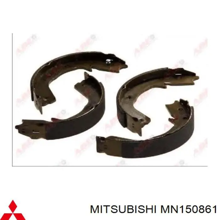 Sapatas do freio de estacionamento Mitsubishi MN150861 preço, a partir de 70,94 USD