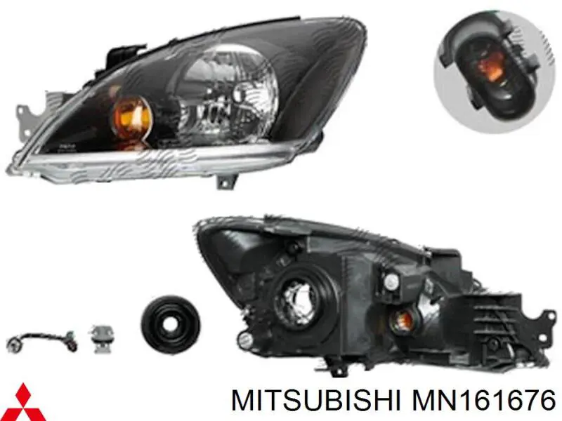 Luz direita Mitsubishi MN161676 preço, a partir de 136,62 USD