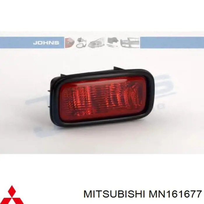 MN161677 Mitsubishi Lanterna de nevoeiro traseira esquerda
