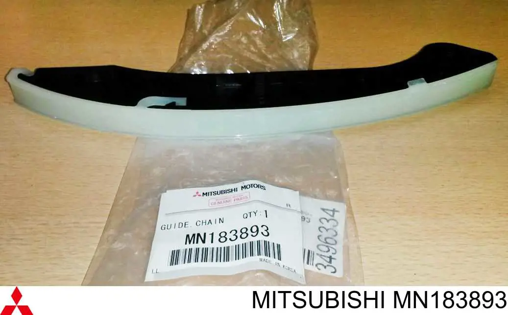 MN183893 Mitsubishi Sapato de reguladora de tensão da cadeia do mecanismo de distribuição de gás
