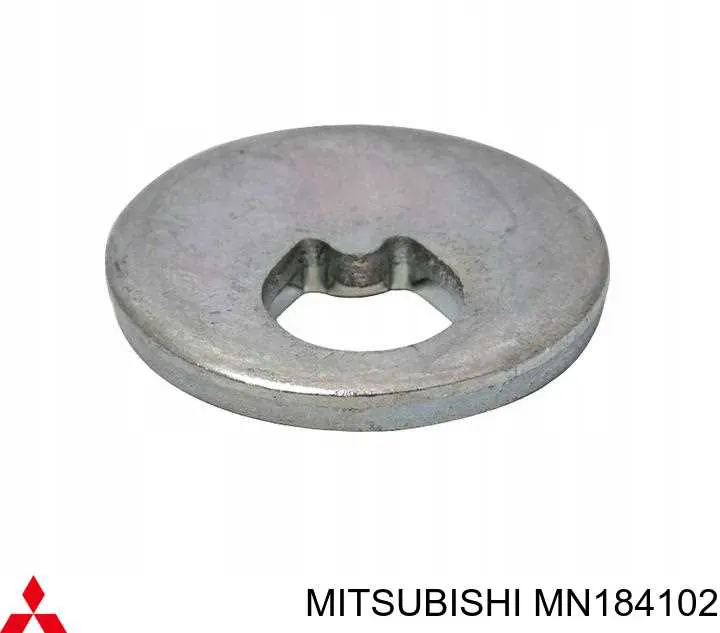 Compre MN184102 Mitsubishi Arruela de parafuso de fixação do braço oscilante inferior traseiro interno