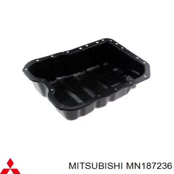 MN187236 Mitsubishi Panela de óleo de cárter do motor