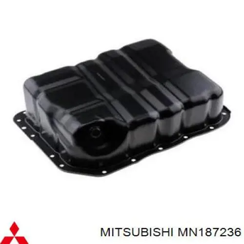 Panela de óleo de cárter do motor Mitsubishi MN187236 preço, a partir de 64,07 USD