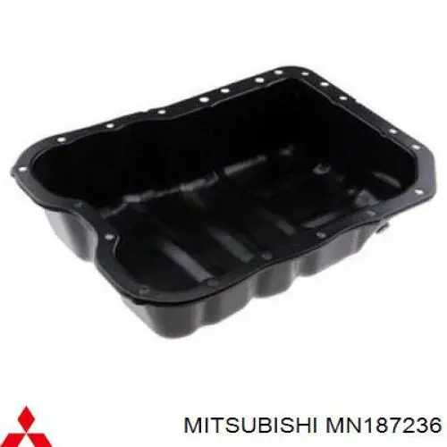Compre MN187236 Mitsubishi Panela de óleo de cárter do motor