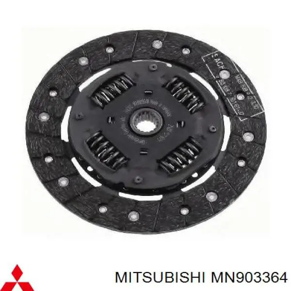 MN903364 Mitsubishi Disco de embraiagem