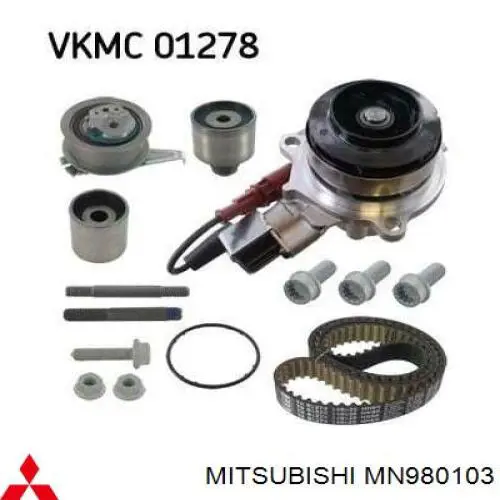 Correia do mecanismo de distribuição de gás, kit Mitsubishi MN980103 preço, a partir de 119,10 USD