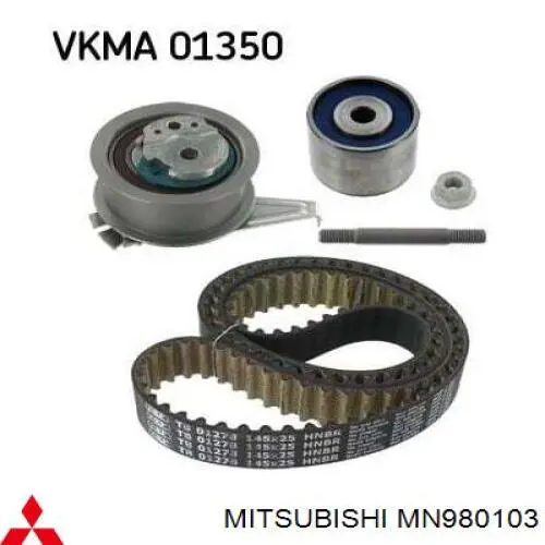 Compre MN980103 Mitsubishi Correia do mecanismo de distribuição de gás, kit