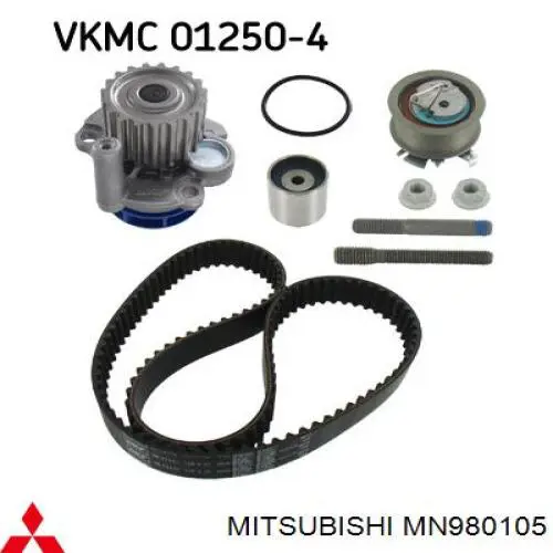 Correia do mecanismo de distribuição de gás Mitsubishi MN980105 preço, a partir de 38,53 USD
