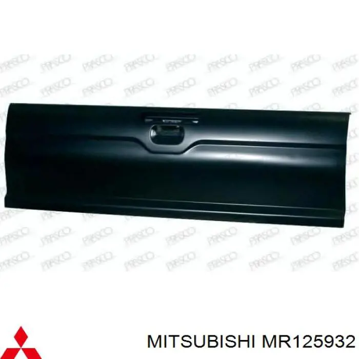 Compre MR125932 Mitsubishi Porta traseira (3ª/5ª porta-malas (tampa de alcapão)