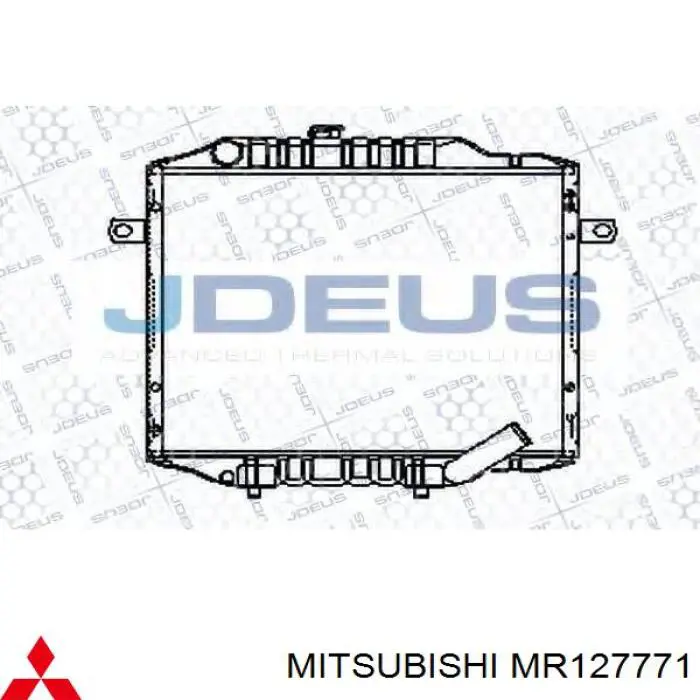 MR127771 Mitsubishi Radiador de esfriamento de motor