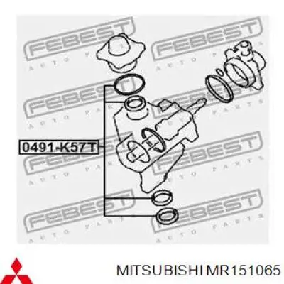 Kit de reparação da cremalheira da direção (do mecanismo), (kit de vedantes) Mitsubishi MR151065 preço, a partir de 33,47 USD