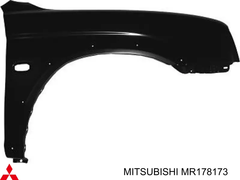 MR954767 Mitsubishi Pára-lama dianteiro esquerdo