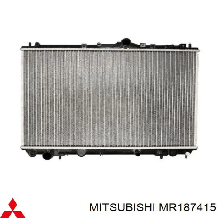 MR187415 Mitsubishi Radiador de esfriamento de motor