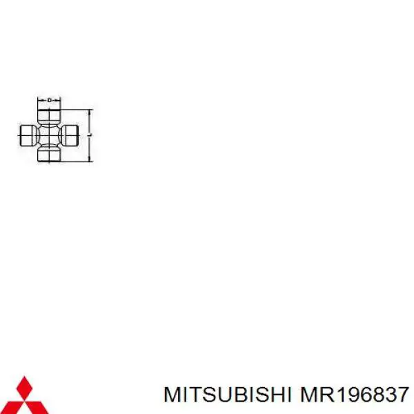 Cruzeta da junta universal traseira Mitsubishi MR196837 preço, a partir de 19,07 USD