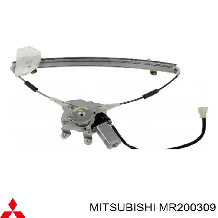 Mecanismo de acionamento de vidro da porta dianteira esquerda Mitsubishi Lancer VI CJ, CP
