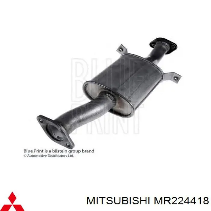 Silenciador, parte central Mitsubishi MR224418 preço, a partir de 78,90 USD