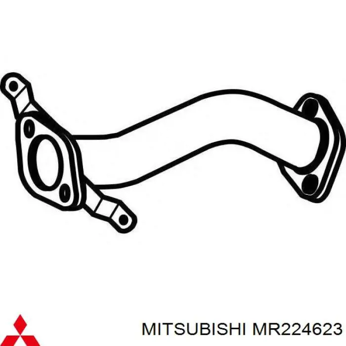 Silenciador, parte central Mitsubishi MR224623 preço, a partir de 110,99 USD