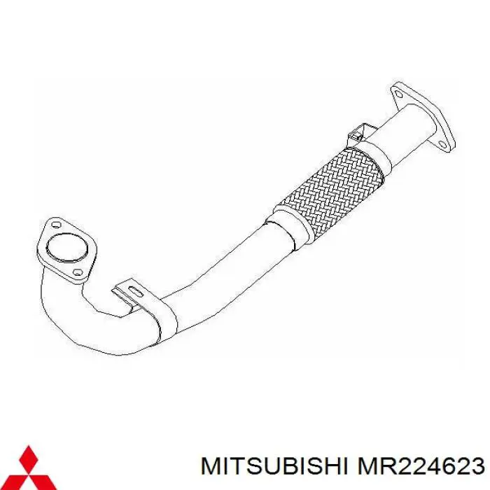 Compre MR224623 Mitsubishi Silenciador, parte central