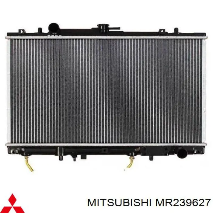 Radiador de esfriamento de motor MR239627 Mitsubishi