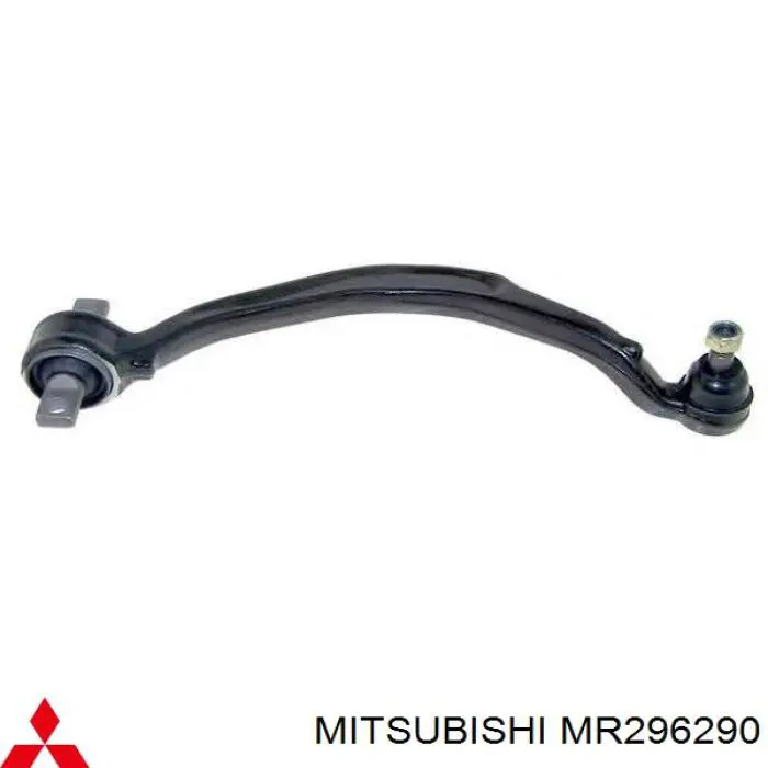 MR296290 Mitsubishi Braço oscilante inferior direito de suspensão dianteira