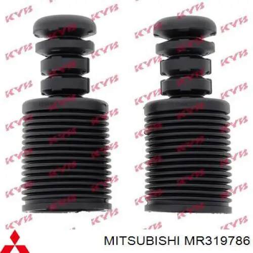 MR319786 Mitsubishi Bota de proteção de amortecedor dianteiro