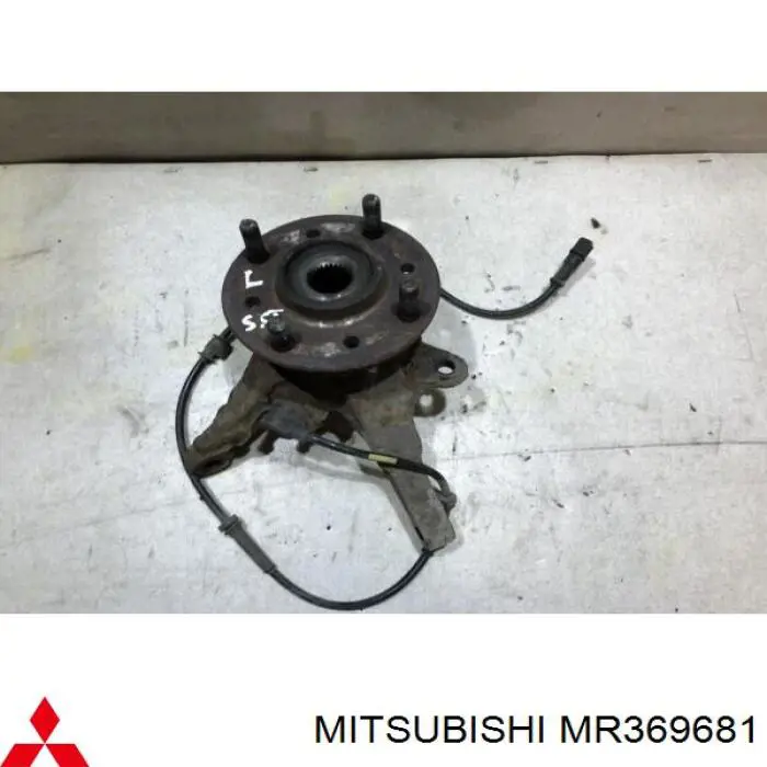 MR369681 Mitsubishi Pino moente (extremidade do eixo) dianteiro esquerdo