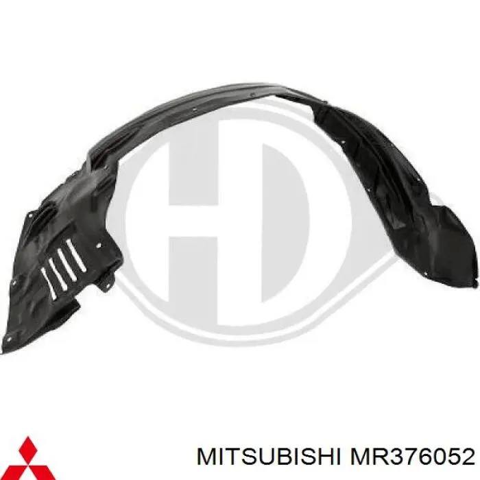 Guarda-barras direito do pára-lama dianteiro Mitsubishi Pajero II V2W, V4W