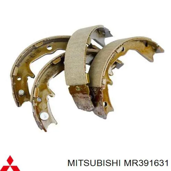 Compre MR391631 Mitsubishi Sapatas do freio traseiras de tambor